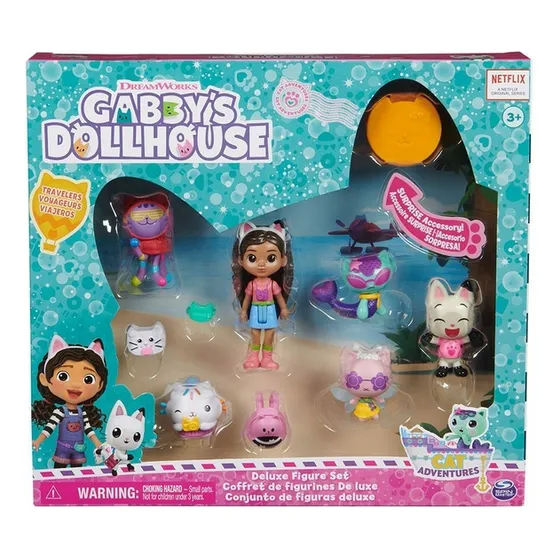 Casa De Muñecas Gabby Set 7 Figuras Int 36204