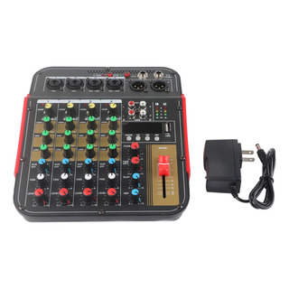 Mezclador Audio Consola Sonido Mezclas 4canales Mixer Dj Usb Mezclador Audio Consola Sonido Mezclas 4canales Mixer Dj Usb