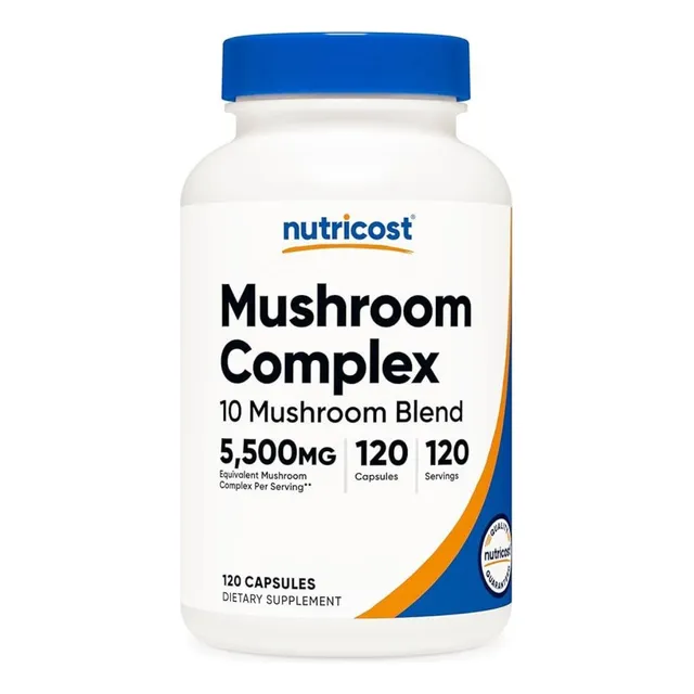 Complejo De Hongos 5.500mg 120 Cápsulas Nutricost