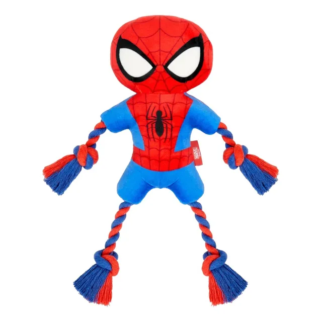 Marvel Spiderman Peluche Con Cuerda Juguete Para Perros 