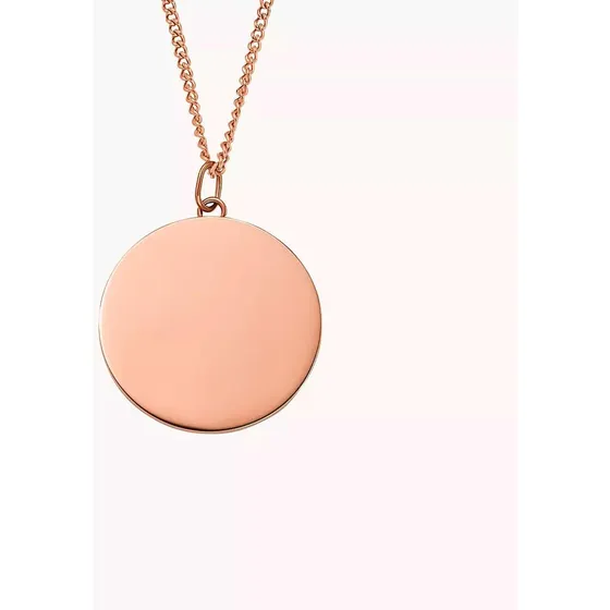 Collar Fossil Oro Rosa Mujer