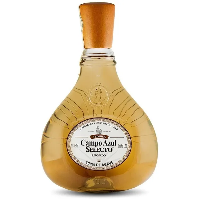 Pack De 2 Tequila Campo Azul Selecto Añejo 750 Ml