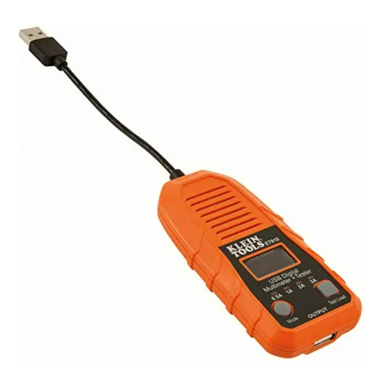 Klein Tools Et910 Medidor De Potencia Usb Y Probador,