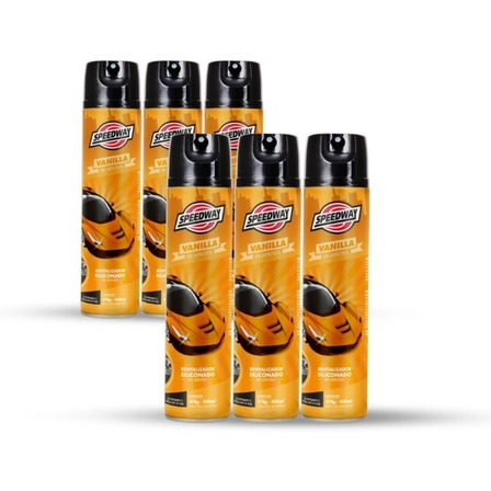 Silicona Para Auto Speedway Aerosol X 420 Cc Vanilla X 6 Un Silicona Para Auto Speedway Aerosol X 420 Cc Vanilla X 6 Un