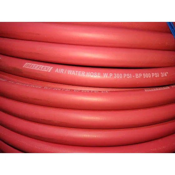 Manguera Agua Aire Roja 3/4 Para Vaqueras Y Otras Aplicacion