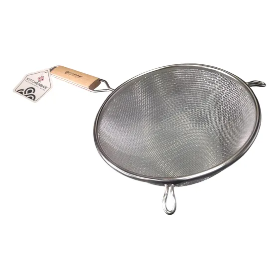 Colador Doble Malla De Acero Inoxidable 20cm Kitchenbar