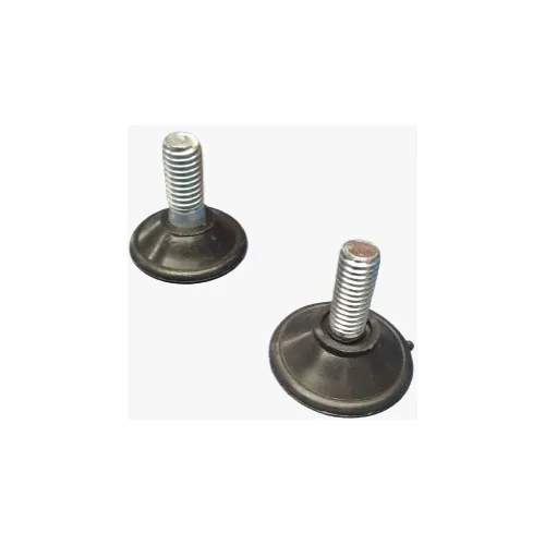 Pata Goma Regulable 30mm Rosca 3/8w Ó 5/16w X 4 Unidades