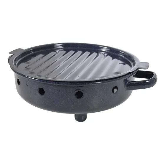 Brasero Parrillin De Mesa Esmaltado