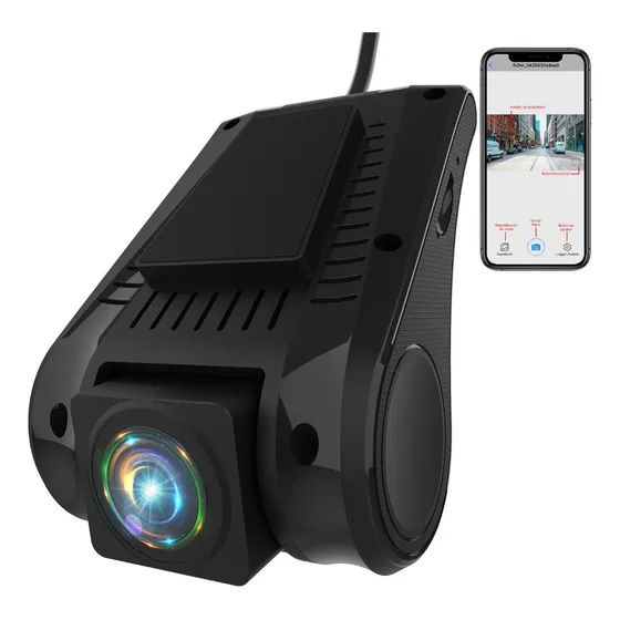 Dash Cam Cámara Coche Conexión Wifi Por Móvil 140° 1080p