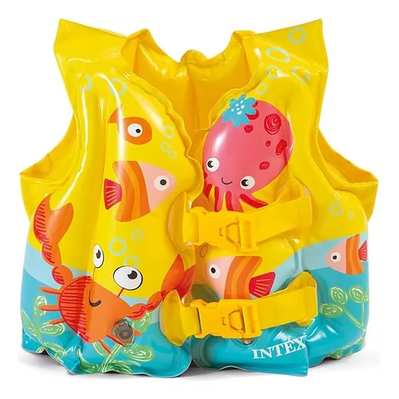 Chaleco Intex 41x30cm Inflable Niños De 3 A 5 Años Nuevo