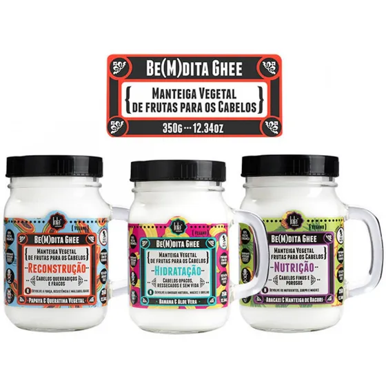 Manteca Capilar Máscara Bemdita Ghee Lola Cosmetics