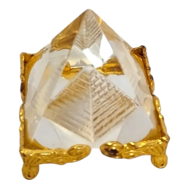 Enfeite Decorativo Miniatura Piramide Egito Dourado Hs001-40
