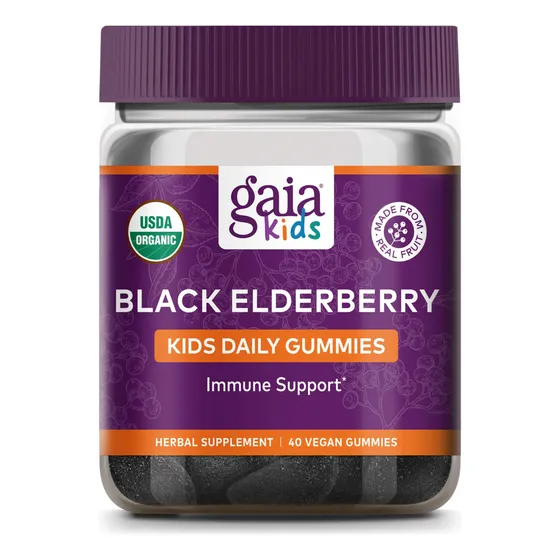 Gaia Herbs Gaiakids Gomitas Diarias De Sauco Negro Para Nino