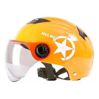 Capacete De Carro Elétrico Branco Scooter Bicicleta C Capacete De Carro Elétrico Branco Scooter Bicicleta C