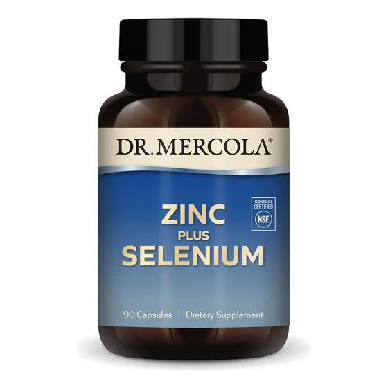 Suplemento Dr. Mercola Selenio Zinc Plus 90 Capsulas
