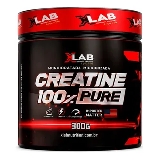 Xlab Nutrition Creatina Monohidratada Micronizada Pura Força E Desempenho Sem Sab