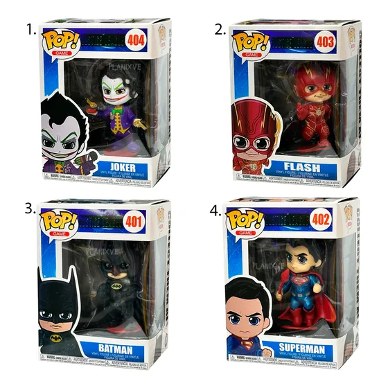 Funko Pop Dc Universe Batman Flash Superman Guason