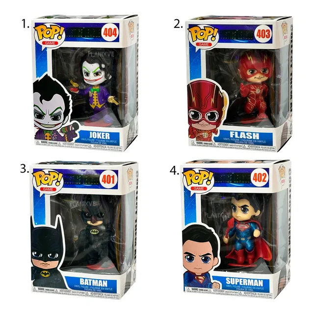 Funko Pop Dc Universe Batman Flash Superman Guason