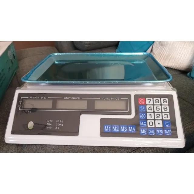 Romana, Báscula Electrónica De 5 Gramos Hasta 40 Ks.