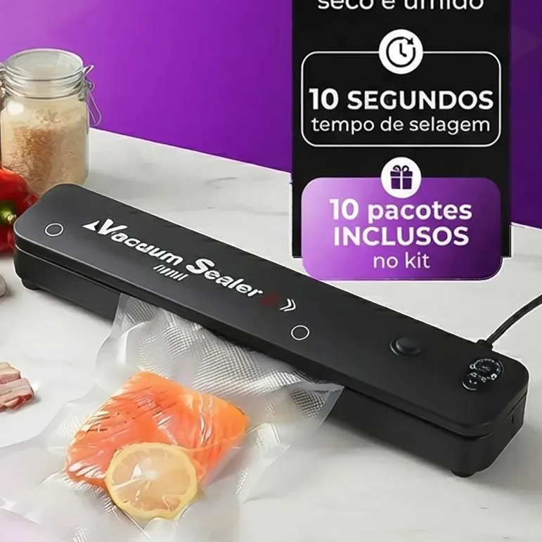 Seladora a Vacuo com 10 Saquinhos