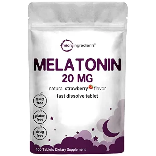 Micro Ingredientes Tabletas De Melatonina, 400 54k5e
