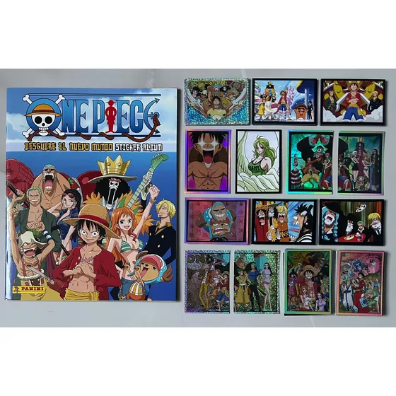 Album Duro + Set De Laminas One Piece Un Nuevo Mundo Panini
