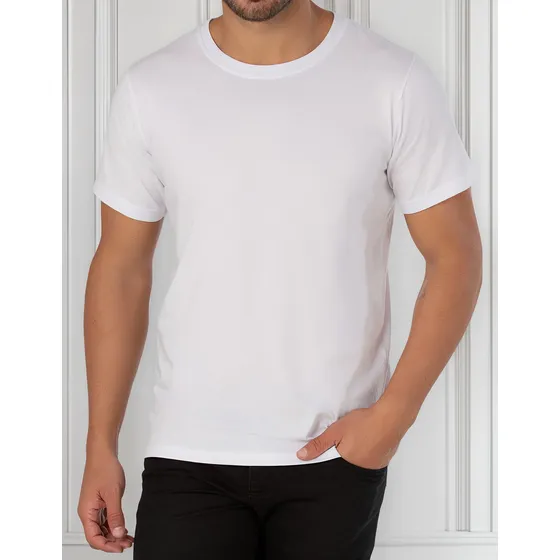 Camisa Sem Estampa Lisa Sublimação Malha Fria 100% Poliéster
