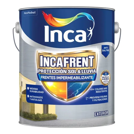 Incafrent Pintura Blanca Para Frente Protección Ultra 20l Blanco Satinado