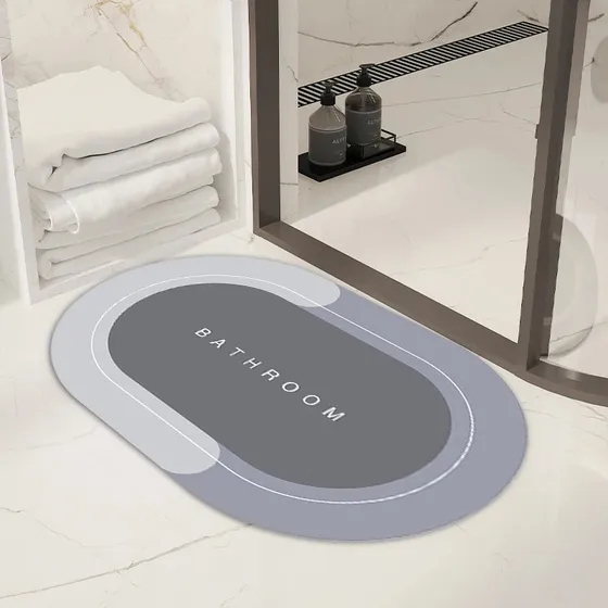 Alfombra Para Baño Absorbente Antiresbalante