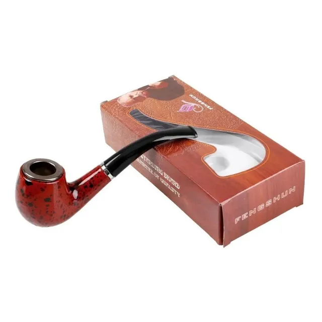 Pipa Clásica Material Plástica Para Fumar Tabaco 13cm Elegan