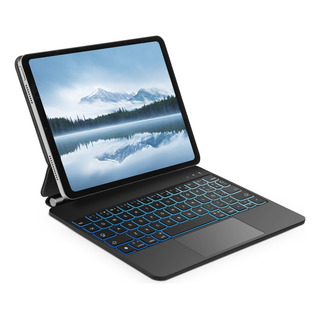 Teclado Magic Keyboard Con Ñ Compatible Para iPad 10th 2022 Color Negro Teclado Magic Keyboard Con Ñ Compatible Para iPad 10th 2022 Color Negro
