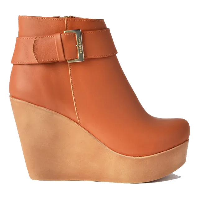Botinetas Botines Botas De Mujer De Cuero Anika - Ferraro