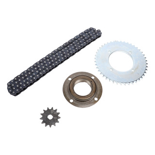 Kit De Piñones Delanteros Y Traseros T8f Con Cadena De 120 E Kit De Piñones Delanteros Y Traseros T8f Con Cadena De 120 E