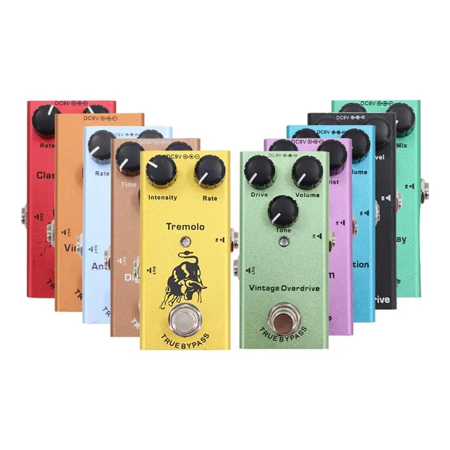 Pedal Guitarra Electrica Efectos Delay Overdrive Distorsion