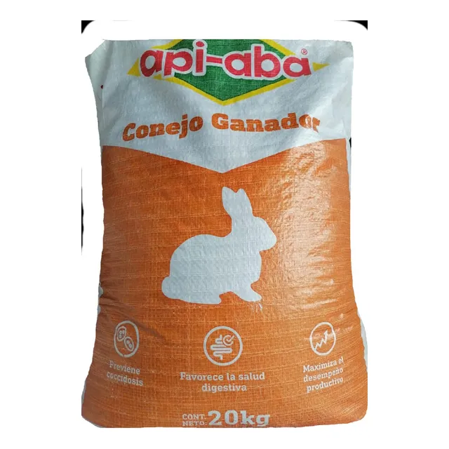Alimento Ganador Conejos 20 Kg  Api-aba
