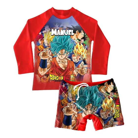 Conjunto De Traje De Baño Niño Dragon