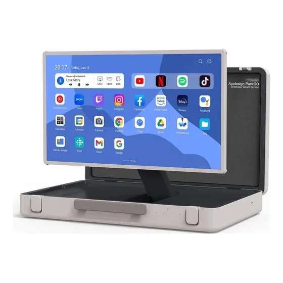 Maletín Portátil Apolosign Packgo 27  Android Altavoces 3d