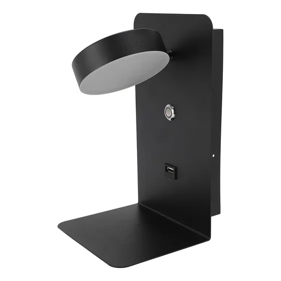 Enchufe De Pared Led Y Puerto De Carga Usb Moderno