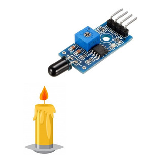 10pz Sensor Fuego Llama Flama Robotica Arduino Pic Raspberry 10pz Sensor Fuego Llama Flama Robotica Arduino Pic Raspberry