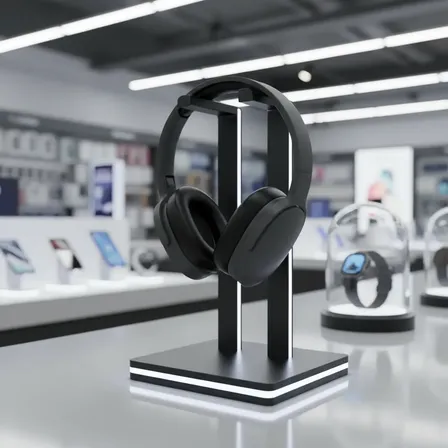 Audífonos Inalámbricos Bluetooth Plegables Para Deporte Negro