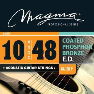 Cuerda De Guitarra Magma Ed De Bronce Fosforado Con Revestimiento 10-48 Cuerda De Guitarra Magma Ed De Bronce Fosforado Con Revestimiento 10-48