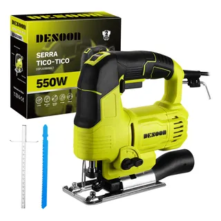 Serra Tico Tico 550w Profissional Velocidade MĂĄxima De 3000 Rpm Para Madeira Metal Com Base AjustĂĄvel BotĂŁo De Trava Com LĂąmina Desoon Serra Tico Tico 550w Profissional Velocidade MĂĄxima De 3000 Rpm Para Madeira Metal Com Base AjustĂĄvel BotĂŁo De Trava Com LĂąmina Desoon