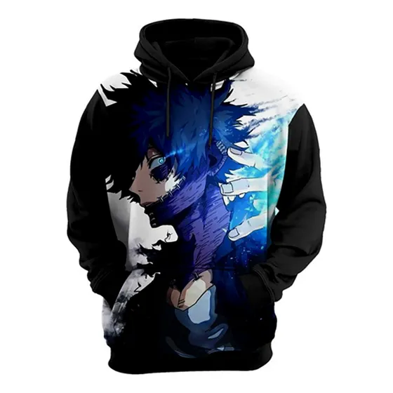 Blusa Moletom Plus Size Boku No Hero Full 3d Anime Geek
