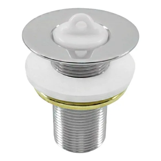 Válvula De Lavatorio De Bronce 7/8 Baño Desagüe Blukit Tapón