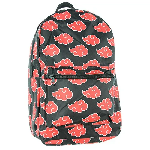 Naruto Backpack Shippuden Akatsuki Nubes Rojas Por Ftc1l