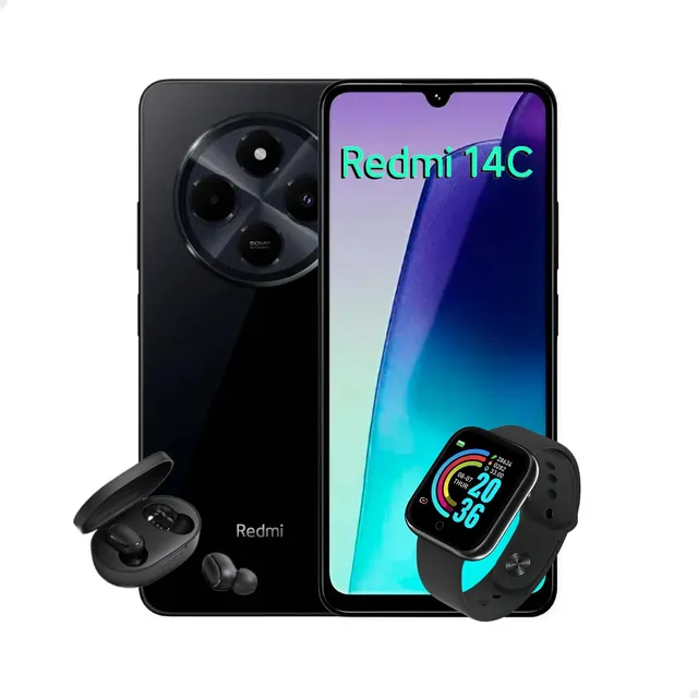 Smartphone Redmi 14c 128gb 4gb + Brindes - Loja Recomendada