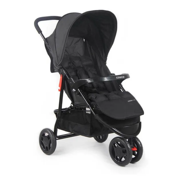 Carrinho De BebĂȘ Cosco Kids, Toffy, Preto Absoluto Carrinho De BebĂȘ Cosco Kids, Toffy, Preto Absoluto
