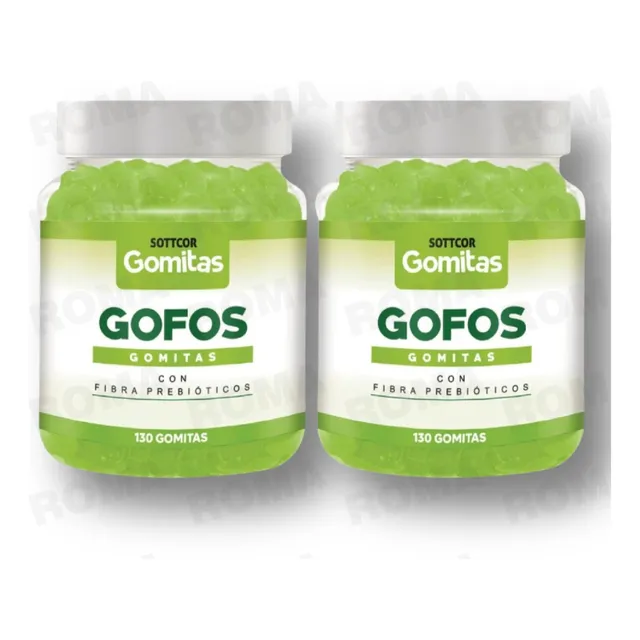 Pack 2 Gomitas Gofos 260 Und Sottcor Labs