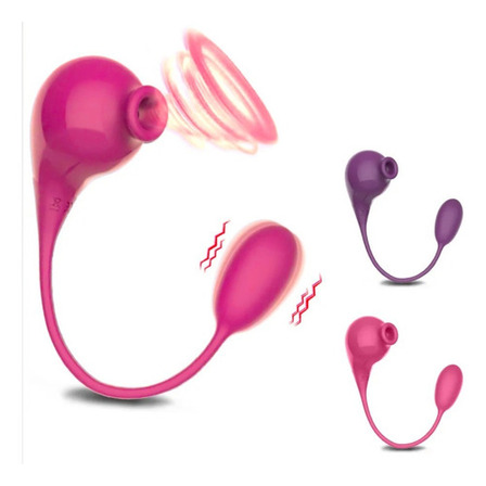 Juguete Sex Vibrador Anal Y Succionador De Clitoris Silicon Color Rosa Juguete Sex Vibrador Anal Y Succionador De Clitoris Silicon Color Rosa