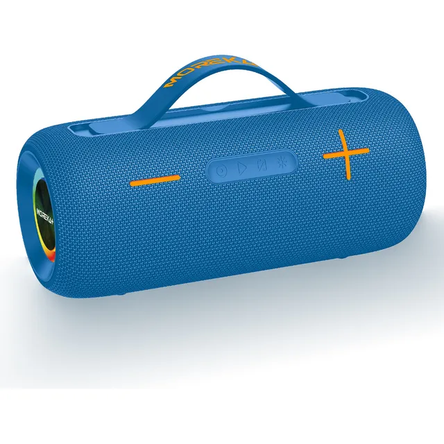 Moreka A25 Bocinas Portatil Bluetooth, Altavoz Bocina Inalambrica Impermeables Ipx7 Bajor Doble, Altavoz Sonido Estéreo 60w, Para Fiesta Piscina Color Azul